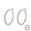 Wholesale Earrings S925 Sterling Silver Niche Design Light Luxury Micro Inlaid Zirconium Electroplated Unisex