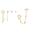 Wholesale Earrings Set Brass 18K Star Design Fashion Tassel Jewelry For Women