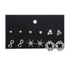Wholesale Earrings Set Geometric Crystal Stainless Steel Microinlay