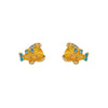 Wholesale Earrings 925 Silver Copper Mermaid Cartoon Microinlaid Zircon Design
