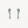 Wholesale Earrings 925 Silver Copper Mermaid Cartoon Microinlaid Zircon Design