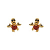 Wholesale Earrings 925 Silver Copper Mermaid Cartoon Microinlaid Zircon Design
