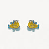 Wholesale Earrings 925 Silver Copper Mermaid Cartoon Microinlaid Zircon Design
