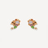 Wholesale Earrings 925 Silver Copper Mermaid Cartoon Microinlaid Zircon Design