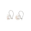 Wholesale Earrings 925 Silver Freshwater Pearl Geometric Retro Electroplating