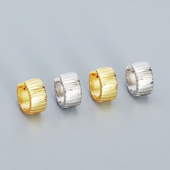 Wholesale Earrings 925 Silver Geometric Ins Vintage Style Electroplating For Women