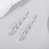 Wholesale Earrings 925 Silver Geometric Moissanite Inlay