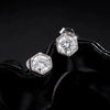 Wholesale Earrings 925 Silver Geometric Niche Design Diamond