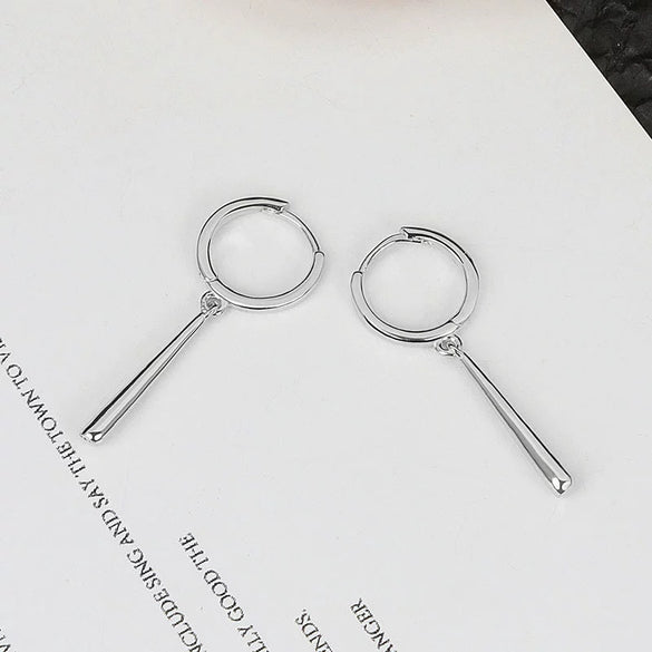 Wholesale Earrings 925 Silver Geometric Style Unisex