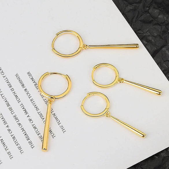 Wholesale Earrings 925 Silver Geometric Style Unisex