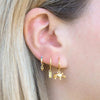 Wholesale Earrings Silver Needle Copper Animal Zodiac Retro Geometric Ushaped Electroplated For Women