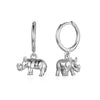 Wholesale Earrings Silver Needle Copper Animal Zodiac Retro Geometric Ushaped Electroplated For Women
