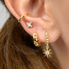 Wholesale Earrings Silver Needle Copper Geometric Electroplating For Women