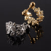 Wholesale Earrings Stainless Steel Copper Inlaid Zircon Leaf Heartshaped Fashionable