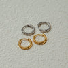 Wholesale Earrings Stainless Steel French Retro Geometric Electroplated