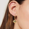Wholesale Earrings Stainless Steel French Retro Style Star Electroplating
