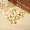 Wholesale Earrings Stainless Steel French Retro Style Star Electroplating
