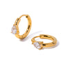 Wholesale Earrings Stainless Steel Geometric Drop Shape Electroplating For Women