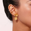 Wholesale Earrings Stainless Steel Geometric Electroplated