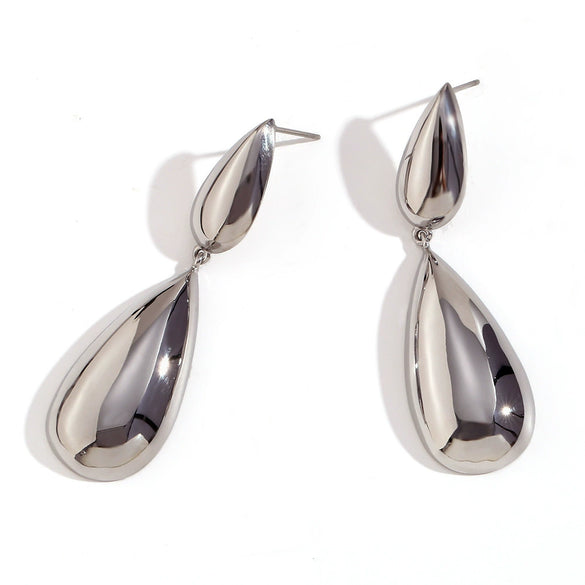 Wholesale Earrings Stainless Steel Geometric Electroplated