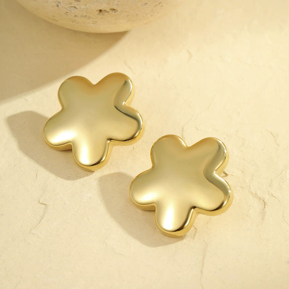 Wholesale Earrings Stainless Steel Geometric Electroplating For Women