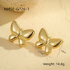 Wholesale Earrings Stainless Steel Geometric Electroplating For Women
