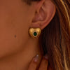 Wholesale Earrings Stainless Steel Geometric Heart Shape Electroplated Fashion Style