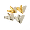 Wholesale Earrings Stainless Steel Geometric Heartshaped Electroplated Simple Fashion For Women