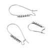 Wholesale Earrings Stainless Steel Geometric Love Rhinestone Electroplated Jewelry Accessories