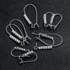 Wholesale Earrings Stainless Steel Geometric Love Rhinestone Electroplated Jewelry Accessories