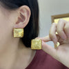 Wholesale Earrings Stainless Steel Geometric Minimalist Style Stamping