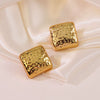 Wholesale Earrings Stainless Steel Geometric Minimalist Style Stamping