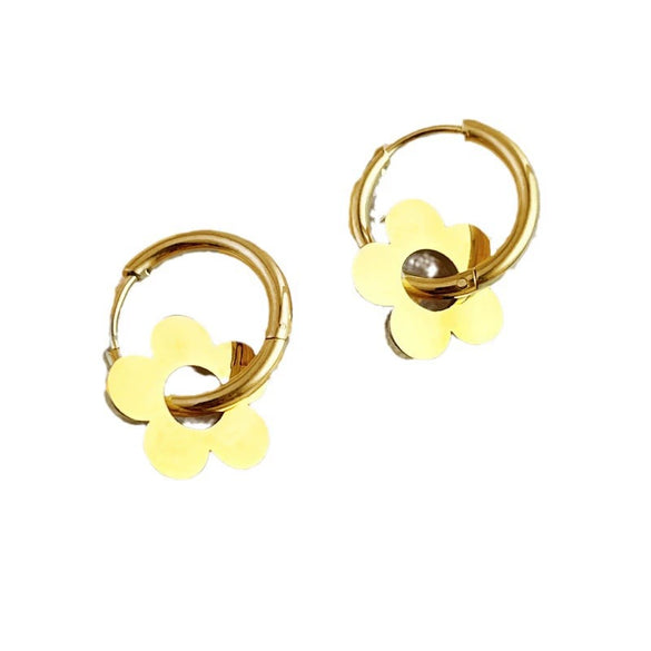 Wholesale Earrings Stainless Steel Geometric Retro Electroplating For Women