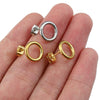 Wholesale Earrings Stainless Steel Geometric Vacuum Plated Handmade