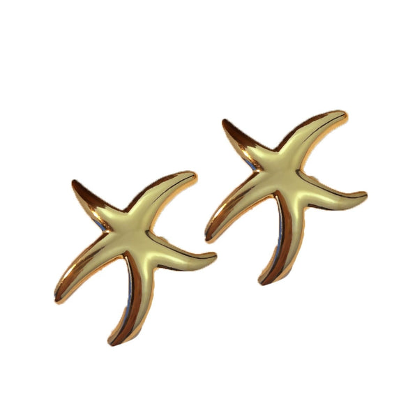 Wholesale Earrings Stainless Steel Heart Shape Geometric Electroplating