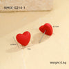 Wholesale Earrings Stainless Steel 18K Electroplated Loveshaped