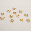 Wholesale Earrings Stainless Steel 18K Gold Electroplated Letter Style For Women
