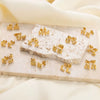 Wholesale Earrings Stainless Steel 18K Gold Electroplated Letter Style For Women