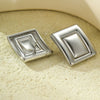 Wholesale Earrings Stainless Steel 18K Gold Geometric Rectangular Vintage Electroplated
