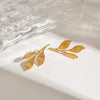 Wholesale Earrings Stainless Steel 18K Gold Geometric Style Electroplated