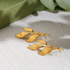 Wholesale Earrings Stainless Steel 18K Gold Geometric Style Electroplated