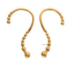 Wholesale Earrings Stainless Steel 18K Gold Plated Geometric Fashion Design For Women