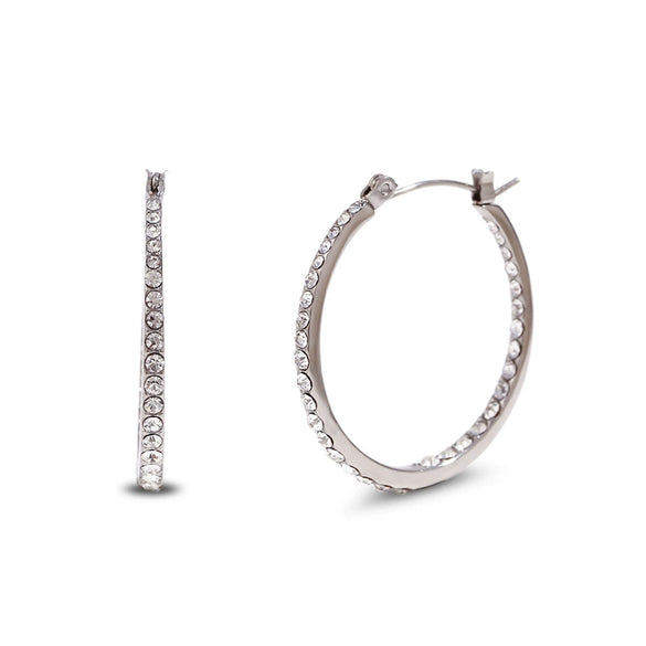 Wholesale Earrings Stainless Steel 18K Gold Plated Geometric Fashion For Women