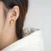 Wholesale Earrings Stainless Steel 18K Gold Plated Geometric Love Shell Highend