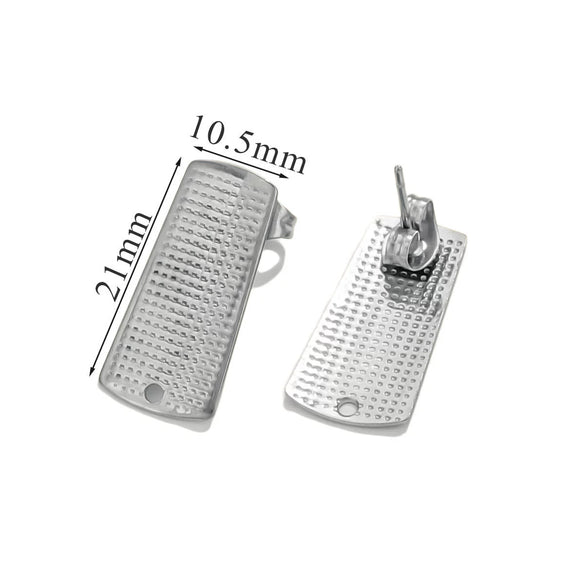 Wholesale Earrings Stainless Steel 18K Gold Plated Geometric Love Shell Highend