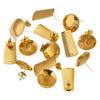 Wholesale Earrings Stainless Steel 18K Gold Plated Geometric Love Shell Highend