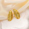 Wholesale Earrings Stainless Steel Love Star Geometric Heart Shape Retro Electroplated For Women