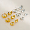 Wholesale Earrings Stainless Steel Simple Ushaped Electroplating Unisex