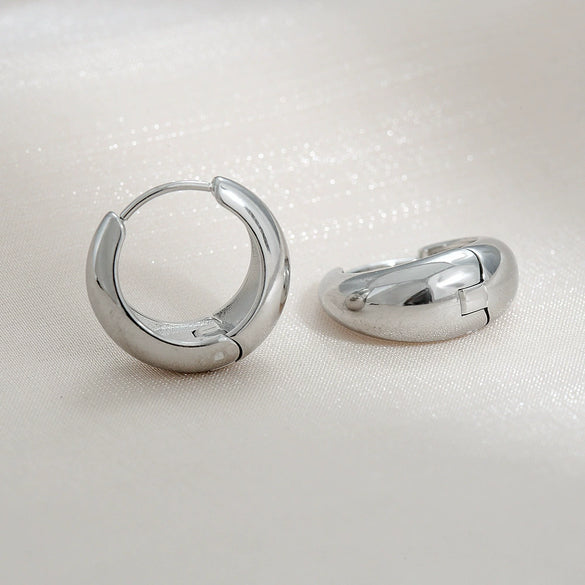 Wholesale Earrings Stainless Steel Simple Ushaped Electroplating Unisex