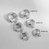 Wholesale Earrings Stainless Steel Simple Ushaped Electroplating Unisex